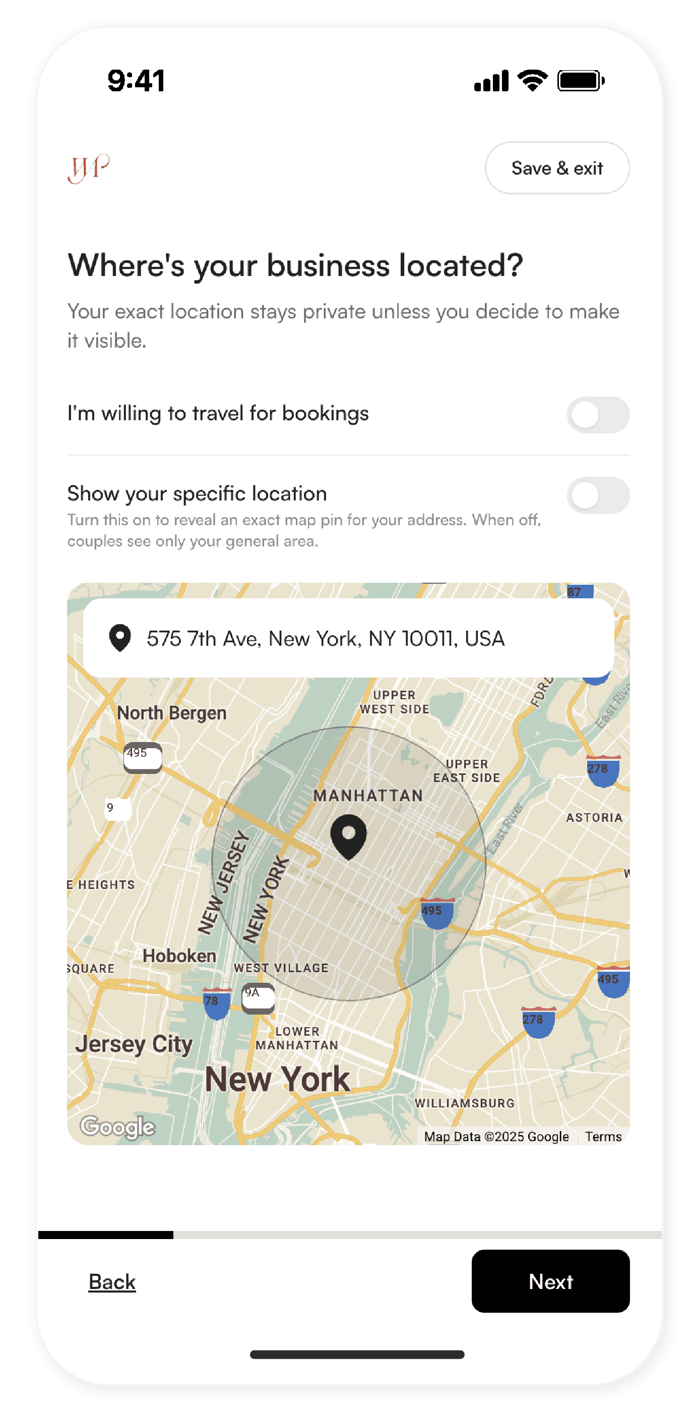 Vendor photos and description setup preview