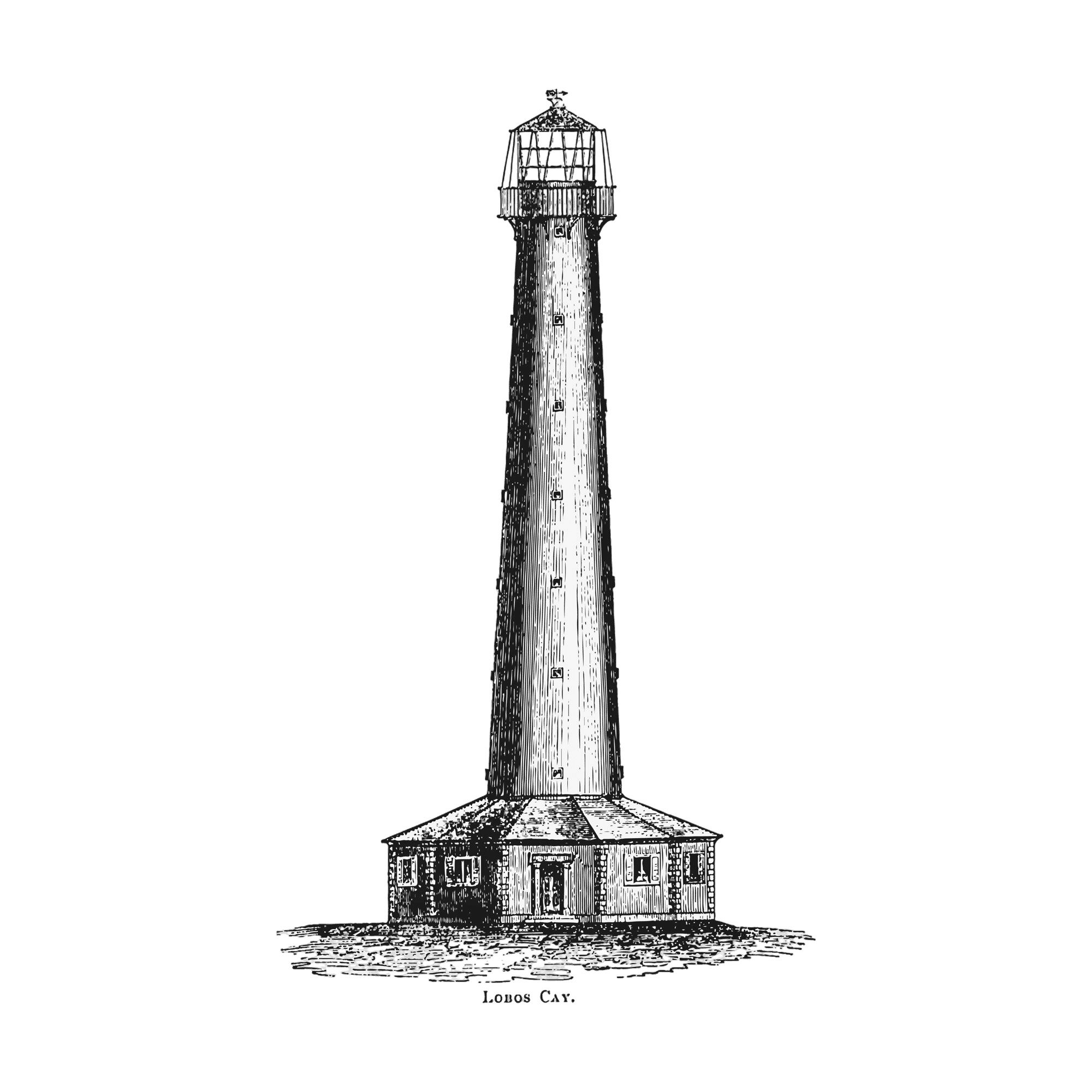 Illustration of a lighthouse.